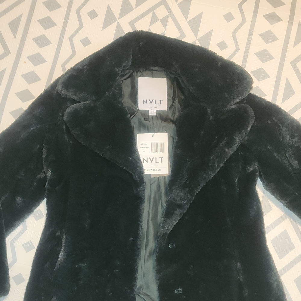 NVLT Green Teddy Jacket Plush Warmth